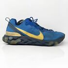 Nike Mens React Element 55 CJ1496-991 Blue Running Shoes Sneakers Size 12