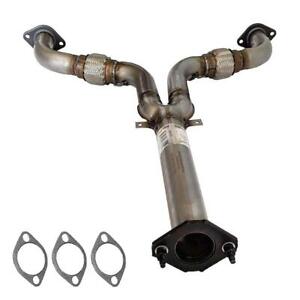 Stainless Steel Exhaust Flex Y-Pipe fits: 2003-06 350Z 3.5L 03-07 G35 06-08 M35