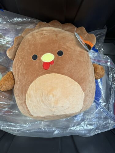 Squishmallow Terry The Turkey 12” Thanksgiving Learning Express NWT Plush