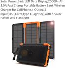 ZZ Giant Solar Power Bank 20000 mAH Charged  It  . Charge My Phone . One Time