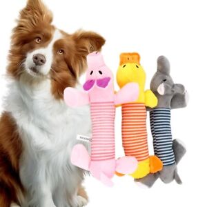 3Pack Dog Squeaky Toys Durable Plush Chew Sound Dog Toys for Aggressive Chewers