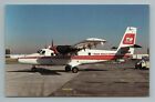 DeHavilland Canada DHC-6 Twin Otter Plane Airline Airplane Vintage Postcard