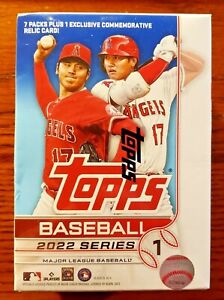 2022 Topps Series 1 MLB Factory Sealed Blaster Box! IN HAND, WAL-MART