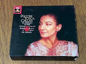 CALLAS & DI STEFANO/DE SABATA-PUCCINI:TOSCA/ORIG EMI 2CD-U.K. RARE BLACK LABEL