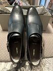 Brand New TOM FORD Single Monk Strap Verde BlackLeather Dress Shoes Size 11 US