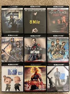 4K Ultra HD Movie Lot BUYER CHOOSES ANY TITLE(S)! NEVER VIEWED! SEE DETAILS!
