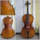 New 4/4 Cello Full Size Maple Spruce Hand made Cello Ebony Fittings Cello Bow