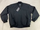 Filson CCF Bomber Jacket Black Cotton Canvas Double Front Rugged Mens XL New