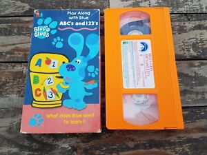 Blues Clues ABCs & 123s VHS