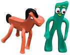 Vintage Trendmasters Gumby & Pokey Bendable Action Figures Toys Posable Rubber