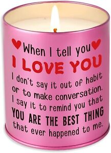 Valentines Day Gifts for Her,Wife Candle Gifts for Her Women Girlfriend,Annivers
