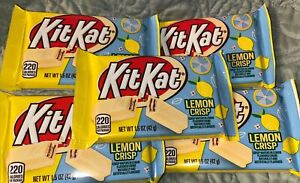 💛 Lot Of 5 bars Kit Kat Easter LIMITED EDITION Lemon Crisp 1.5 oz Bars! NEW!