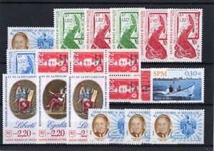 [81.248] St Pierre & Miquelon : Good Lot Very Fine MNH Stamps