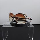 Vintage Christian Dior Butterfly Sunglasses Model 2056 Red and Gold Frames Only