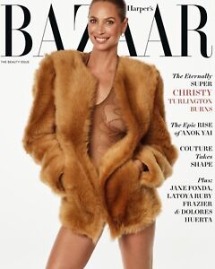 CHRISTY TURLINGTON - Harper's Bazaar Magazine - May 2024 - BRAND NEW