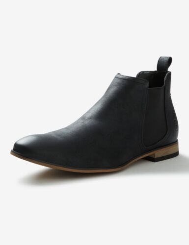 Mens Winter Boots - Chelsea - Black Casual Shoes - Office Footwear | RIVERS