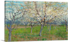 ARTCANVAS The Pink Orchard 1888 Canvas Art Print by Vincent Van Gogh