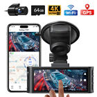 REDTIGER 4K Dash Cam Front and Rear, F7N Touch Screen 3.18 Inch, Free 64GB Card