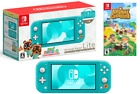 NEW Nintendo Switch Lite Animal Crossing 🦝 Aloha Edition Console + Game Bundle