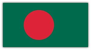 Bangladesh Flag Patriotic Sticker Decal Laptop Wall Car Truck Hard Hat Helmet