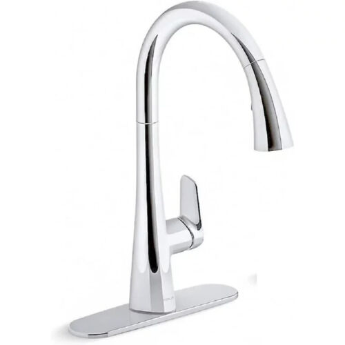 KOHLER Anessia Touchless Polished Chrome Single Handle pull-down Kitchen Faucet.