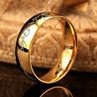 Fashion Lord of the Rings One Ring LOTR Stainless Steel Men's Ring Size 6-13