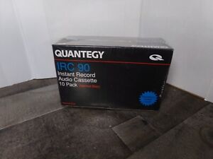 10 Quantegy IRC 90 Audio Cassette Blank Made in USA 10 Pack Sealed New NOS