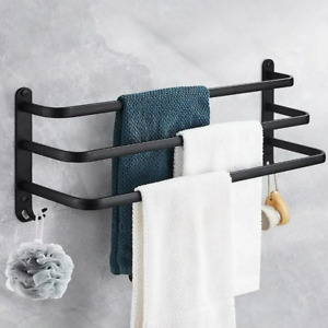 Bath Towel Bars, 20 Inch Bathroom 3-Tiers Ladder Towel Rails, Wall Mounted Towel
