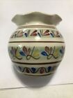 New ListingSchwaz Tirol Mini Vase Handmade Pottery Ceramic Pot Austria Vintage Ruffled Top