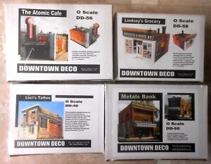 Downtown Deco O On30 Scale Building 4 Kit Lot Special Pricing! Save $200!