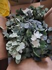 Fake eucalyptus and white flower florals, Used Wedding decorations