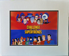 Challenge of the Superfriends TV Title Scene (1978) Hand Painted Animation Cel