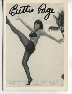 BETTIE PAGE signed AUTOGRAPH 005