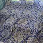 New ListingTahari King Size Blue White Damask Stripe Quilted Reversible Bedspread