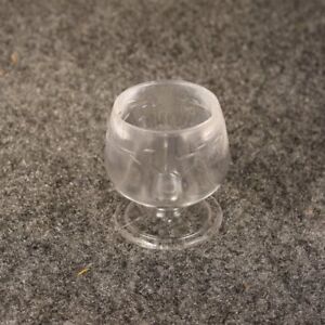 12 Piece Lot Miniature Plastic Brandy Glass Favor #12900075
