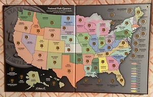 NATIONAL PARK QUARTERS SERIES (2010-2021) - WALL HANGING COLLECTOR'S MAP