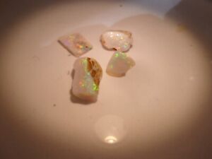 Genuine Australian Precious Opal Rubs Lot of 4 nice pieces 18.92cts  USA