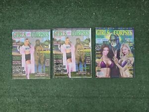 Lot Of 4 Girls and Corpses magazine #1 #1 #4 #7