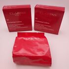 LOT OF 2 Clarins Everlasting Cushion Foundation Refill 107 BEIGE SPF 50 Sealed