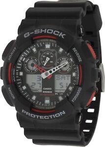 Casio G-Shock Ana-Digi Speed Indicator Black Red Men's Watch
