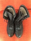 Vintage 2004 Men’s Addison Shoe Company USA Black Leather Combat Boots Size 11 R