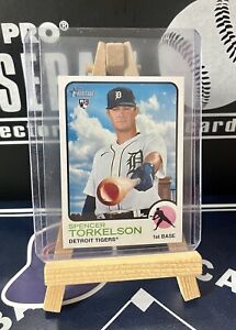 2022 Topps Heritage Mini #531 Spencer Torkelson RC #’d 084/100