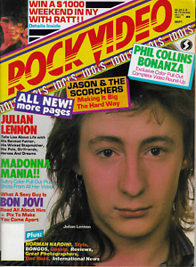 Rock Video Idols Magazine Sep 1985 No 15 Julian Lennon Phil Collins Bon Jovi