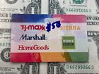 TJ Maxx - Marshalls - HomeGoods - Sierra - Home Sense Gift Card $50.00