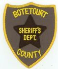 VIRGINIA VA BOTETOURT COUNTY SHERIFF NICE SHOULDER PATCH POLICE