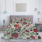 Animal Fruit Bedding Duvet Cover Set 3pieces Pillowcase for Kids Teens Cute Pink