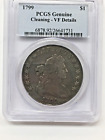 1799 BUST DOLLAR PCGS VF DETAILS CLEANING BIN FREE SHIPPING