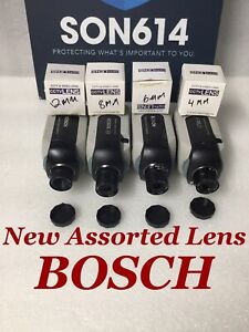 Lot 4 Bosch LTC0455/21 Security Color Cameras W/New Assorted Lens 540TVL TESTED!
