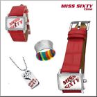 Authentic MISS SIXTY Ladies Fashion Watch Jewelry Collection Set