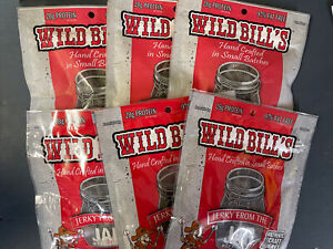 6 Lg. Bags Wild Bills  Jerky From The Jar